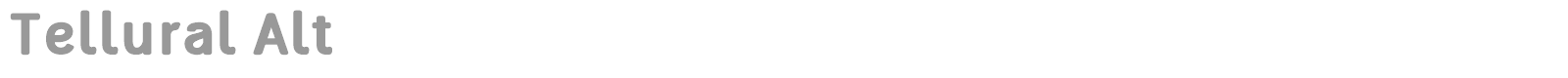 Tellural font preview